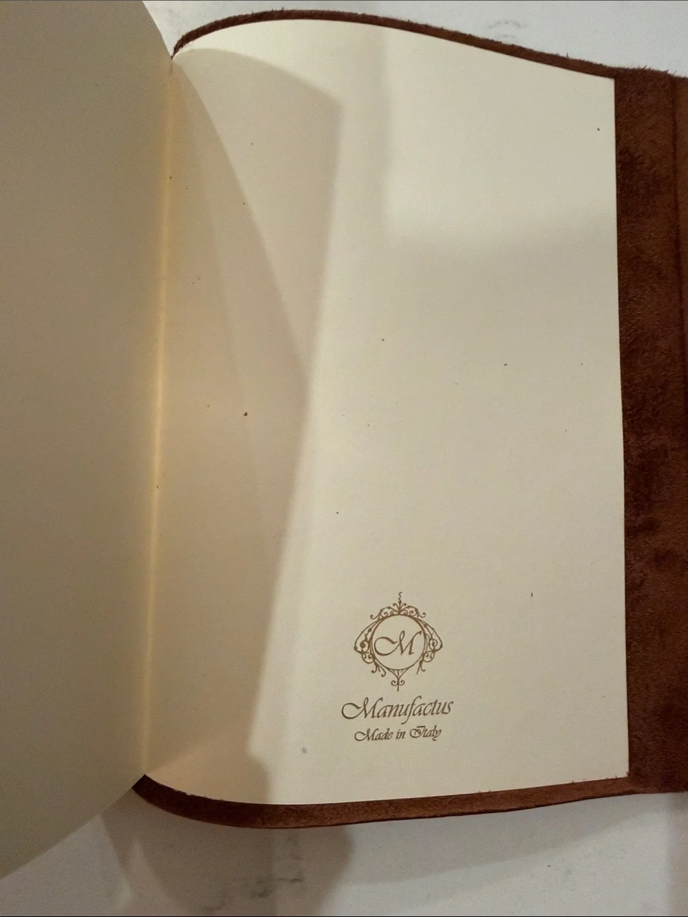 Manufactus leather bound journal